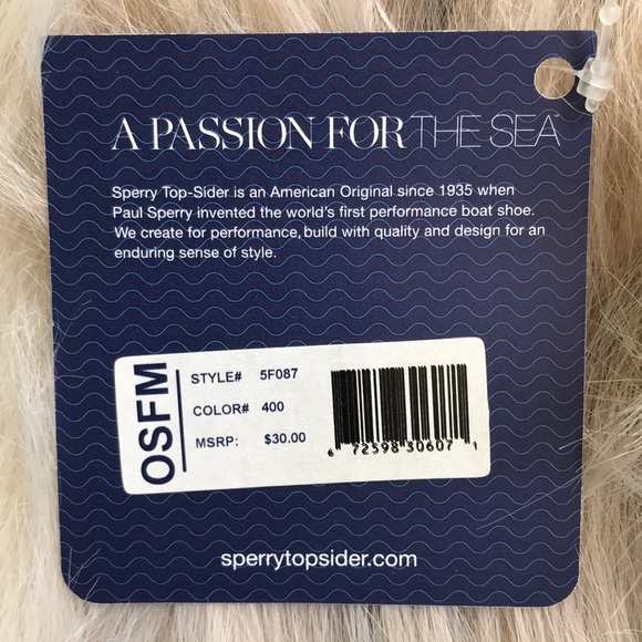 Sperry Anchor Nautical Print Scarf - Picture 4 of 4